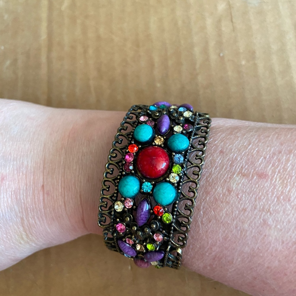 Vintage beautiful brass bracelet